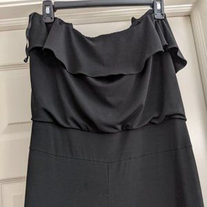 Black strapless jumpsuit : black house white market